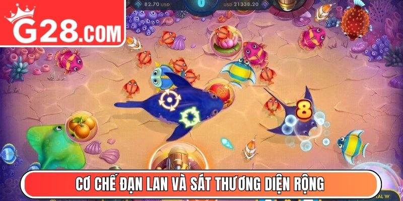 Cơ chế đạn lan và sát thương diện rộng